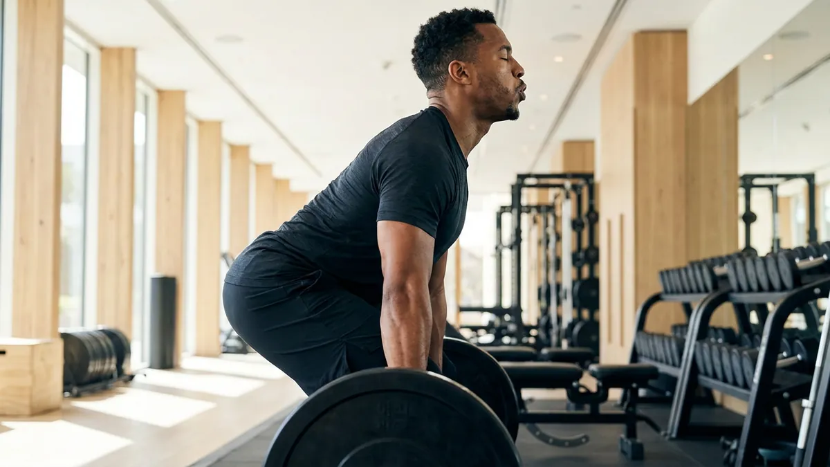 Cómo respirar correctamente al levantar pesas para evitar mareos