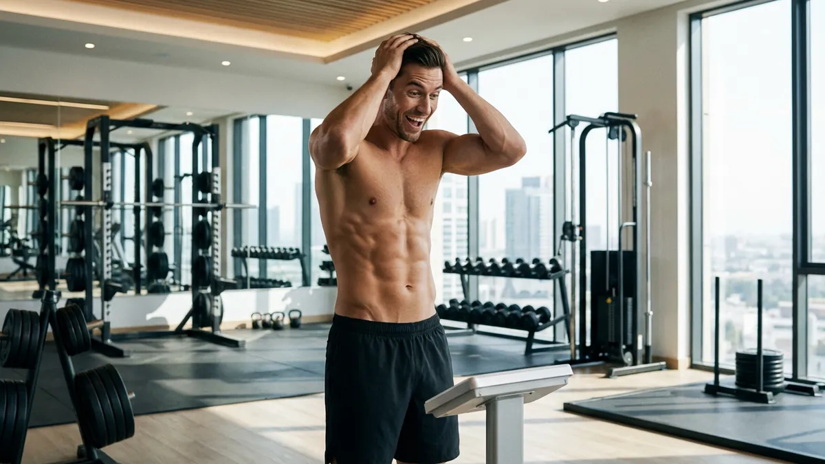 ¿Por qué peso más después de empezar el gimnasio?